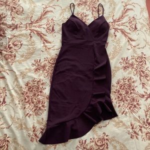 Asymmetrical Midi Dress